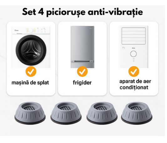 VibraStop - Picioare Antivibrații Profesionale