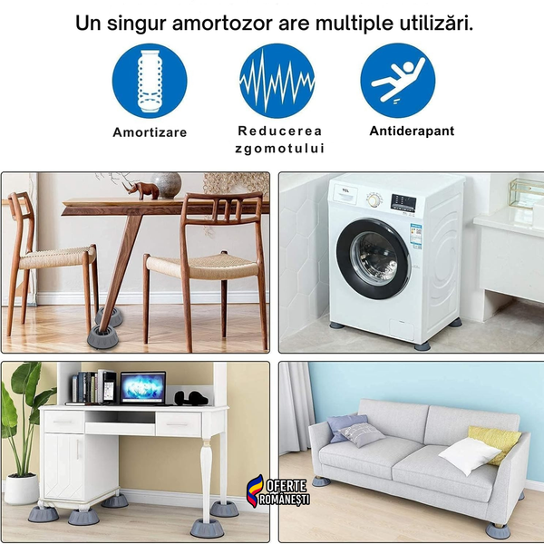 VibraStop - Picioare Antivibrații Profesionale