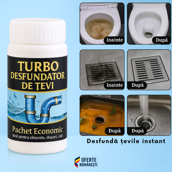 Turbo Desfund - Soluție Minune pentru Țevi