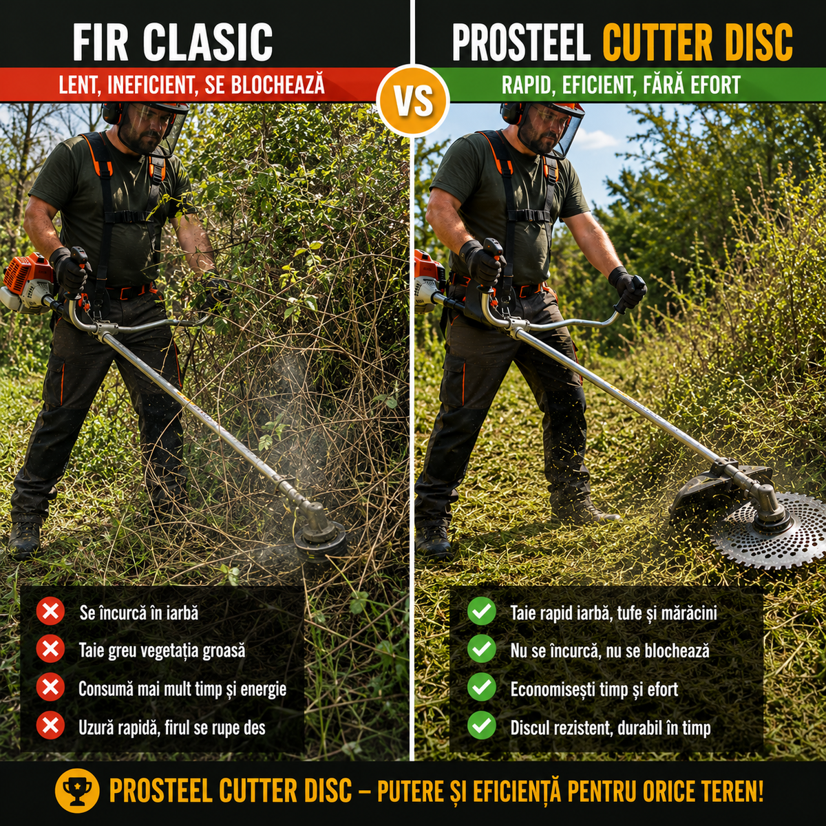 ProSteel Cutter - Disc motocoasă
