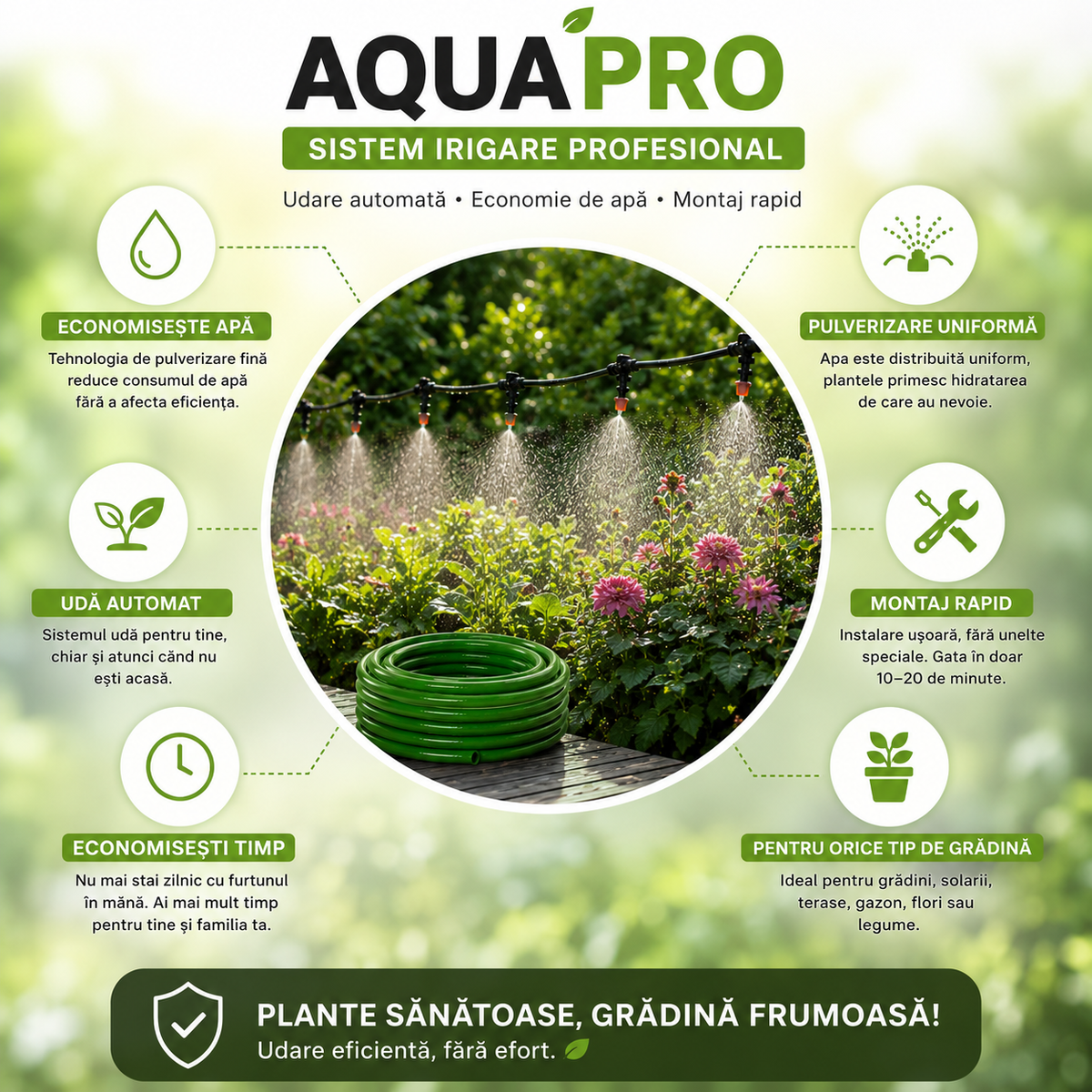 Sistem Irigare Profesional - AquaPro