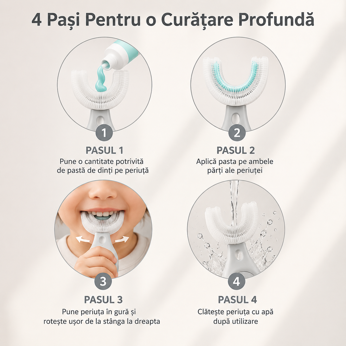 Periuță Copii 1-12 ani - BrushHero Junior