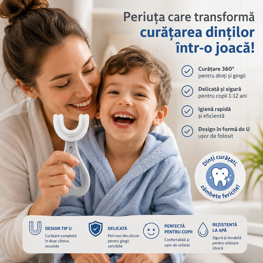 Periuță Copii 1-12 ani - BrushHero Junior