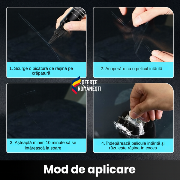 Kit Reparare Sticlă Ușor