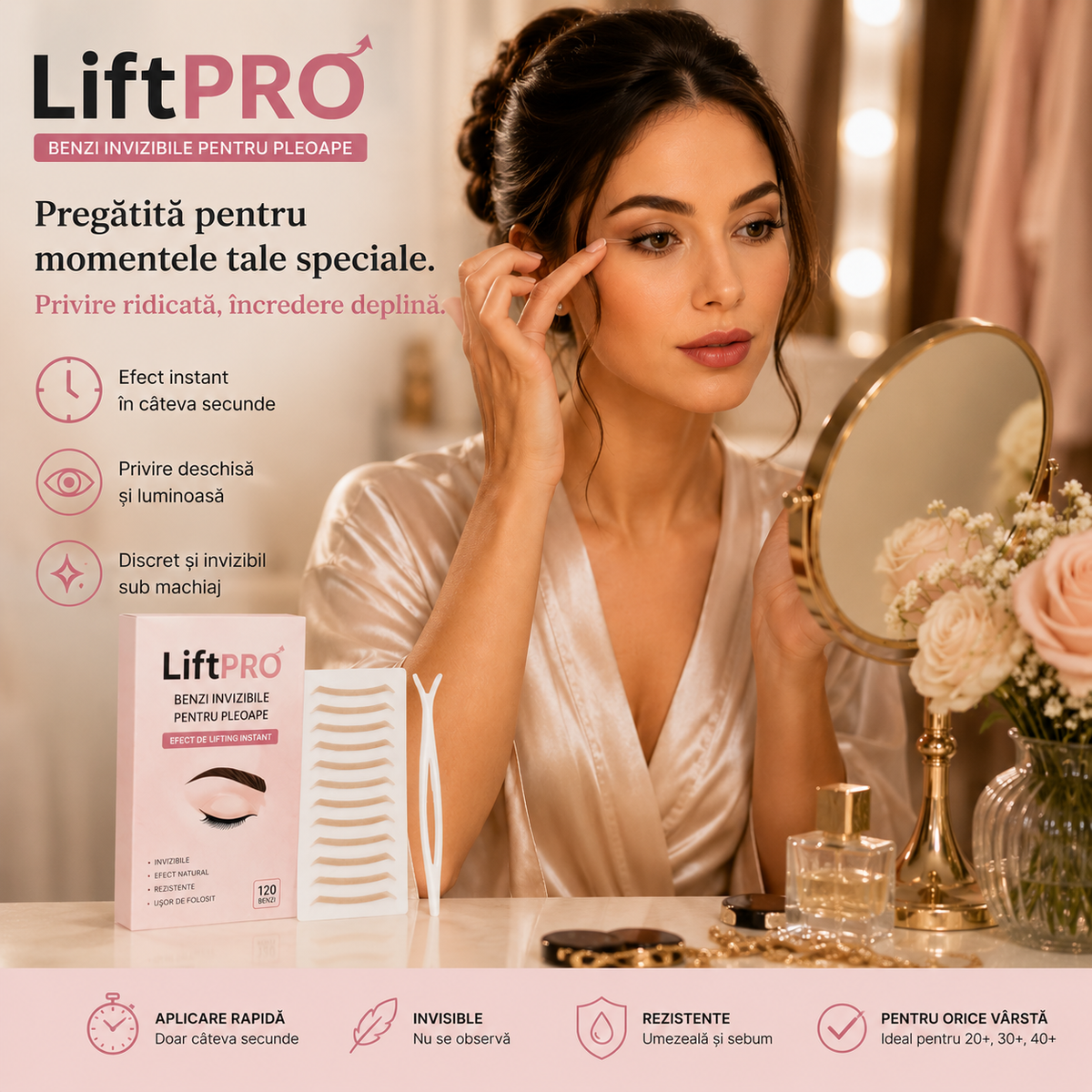 LiftPro - Benzi Invizibile Pleoape
