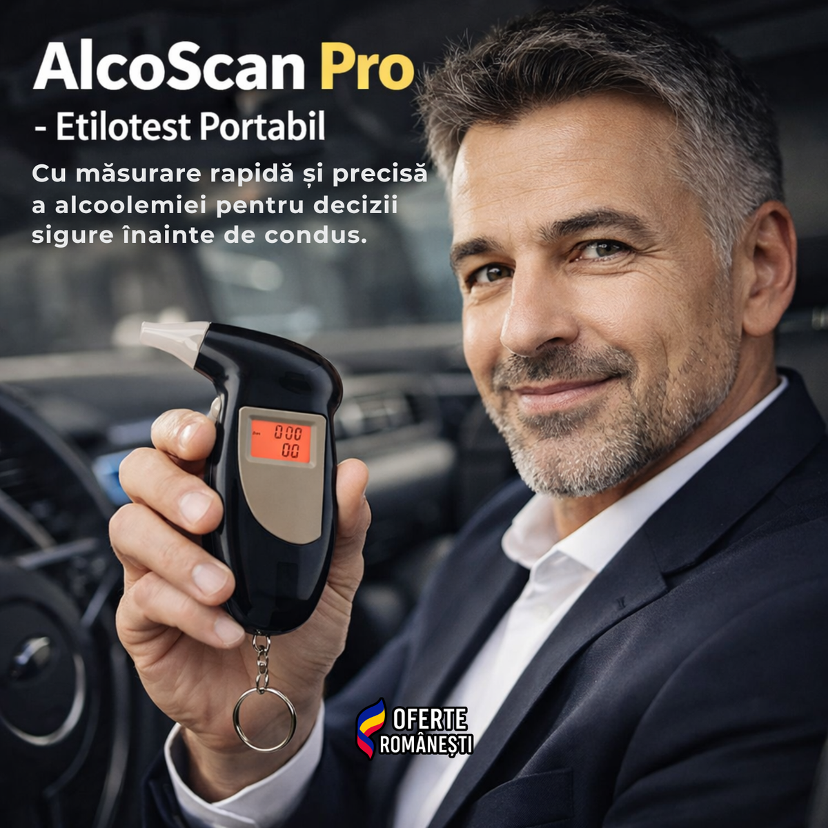 AlcoScan Pro - Etilotest Portabil