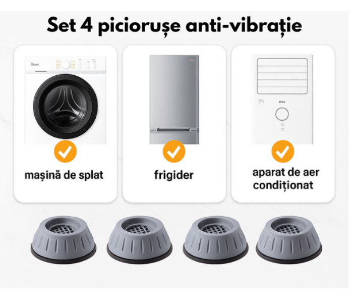VibraStop - Picioare Antivibrații Profesionale